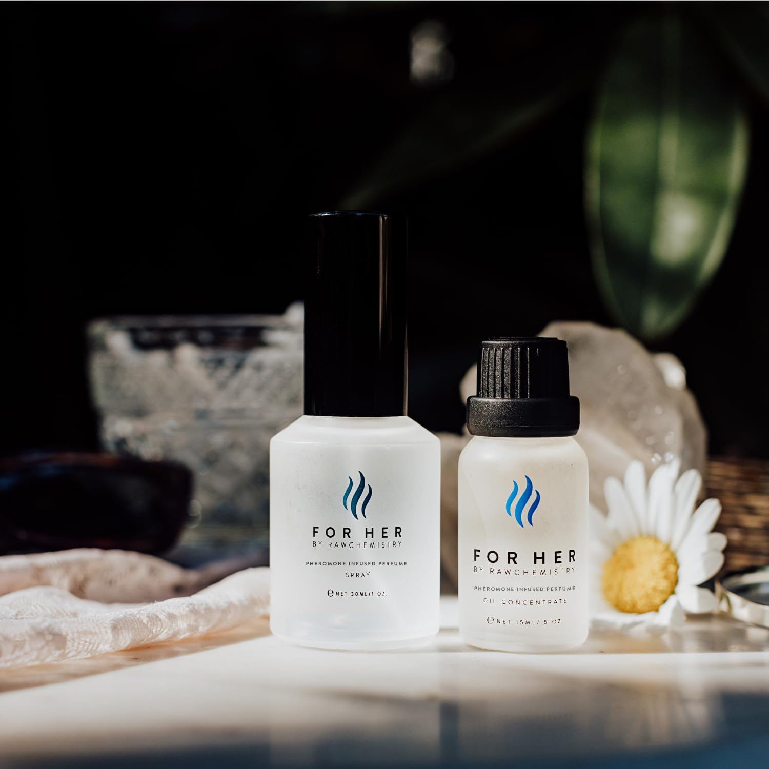 RawChemistry For Her A Pheromone Infused Perfume Gift Set - Elegance, Extra Strength Pheromone Infused Formula 1 Fl. Oz